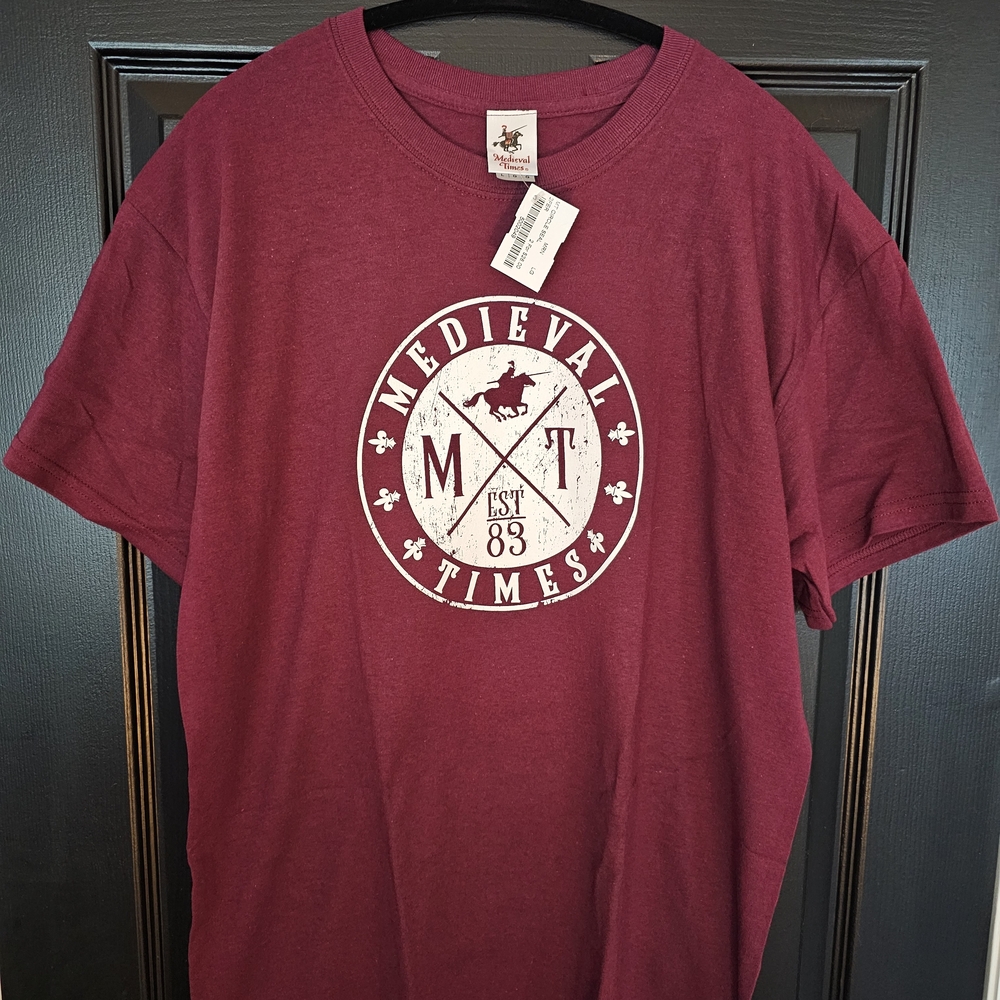 NWT Large Medieval Times T-Shirt Orlando Florida Dinner & Tournament